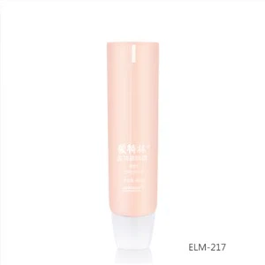 Round snyrtivörur mjúkur rör fyrir andlitshreinsiefni